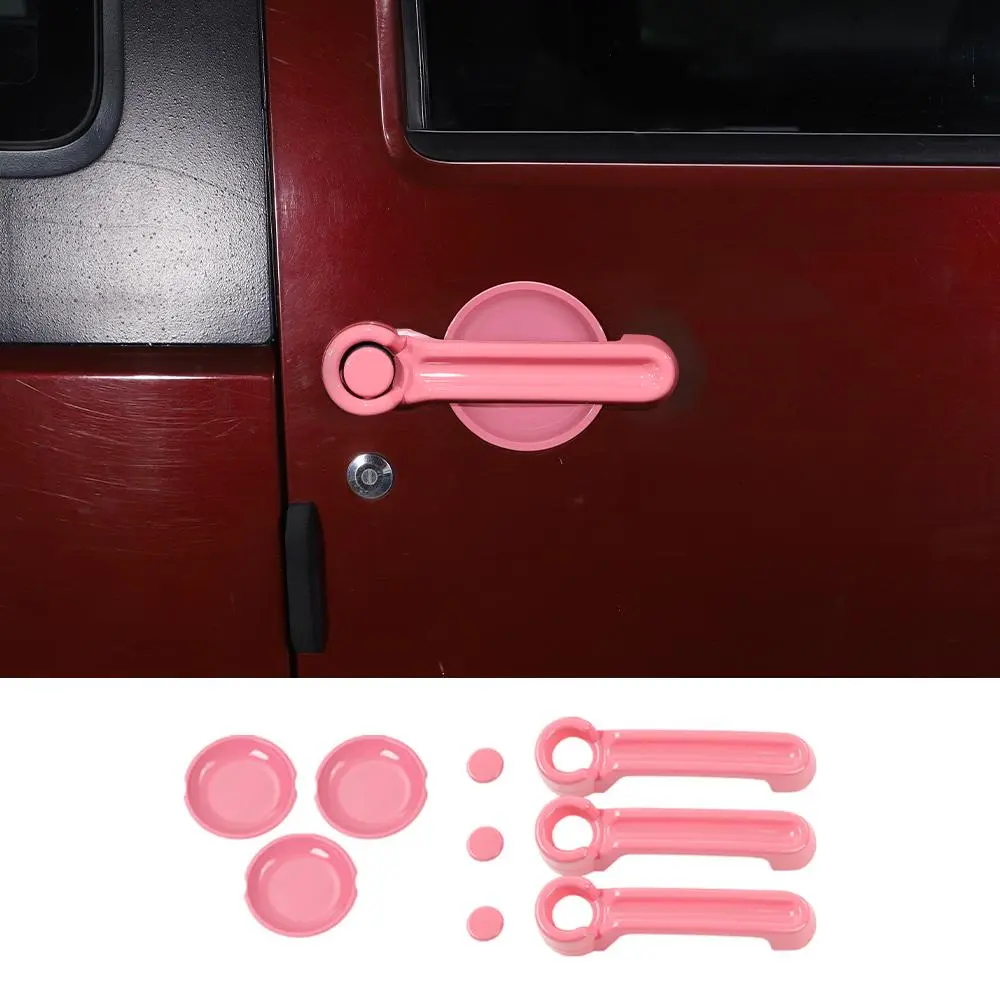 For 2007-2018 Jeep Wrangler JK 2-Door Door Handle Trim & Handles Bowl Decor Cover - Image 13