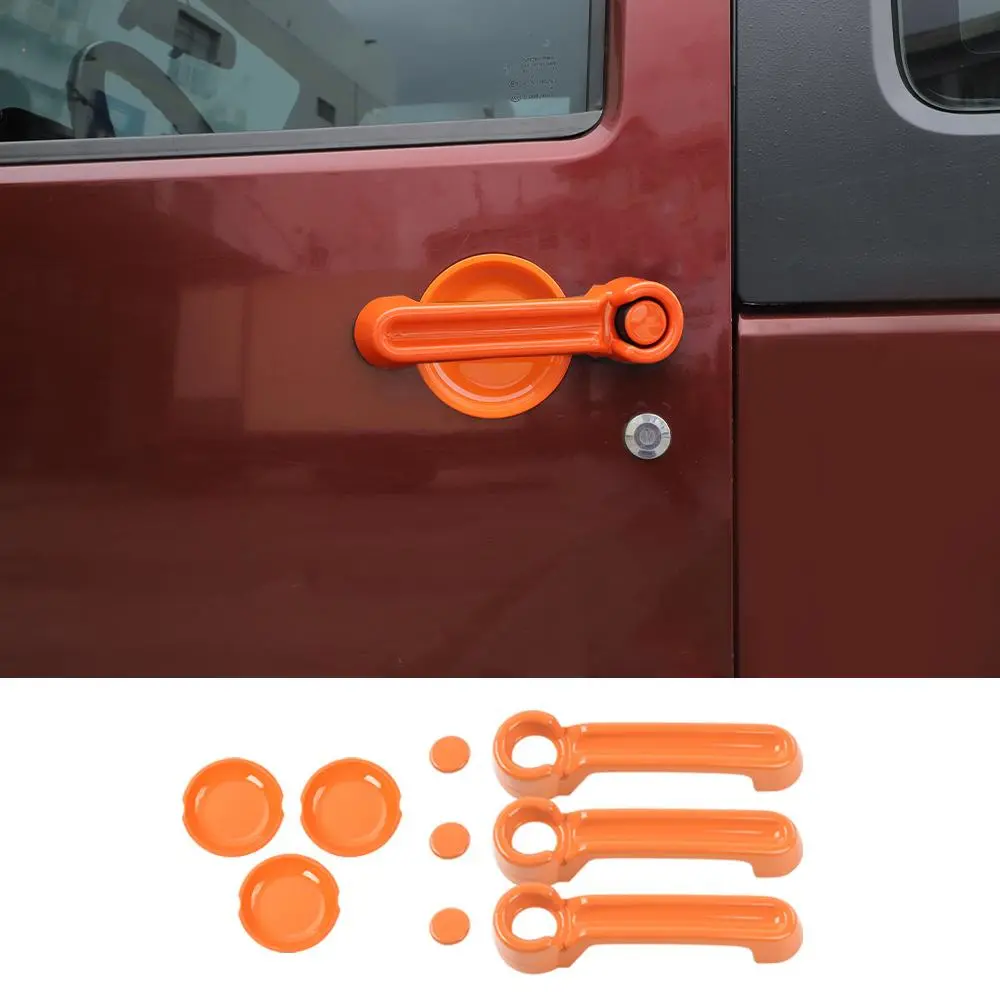 For 2007-2018 Jeep Wrangler JK 2-Door Door Handle Trim & Handles Bowl Decor Cover - Image 15