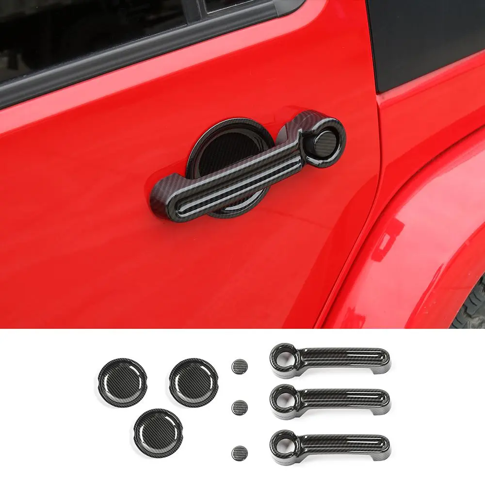 For 2007-2018 Jeep Wrangler JK 2-Door Door Handle Trim & Handles Bowl Decor Cover - Image 16