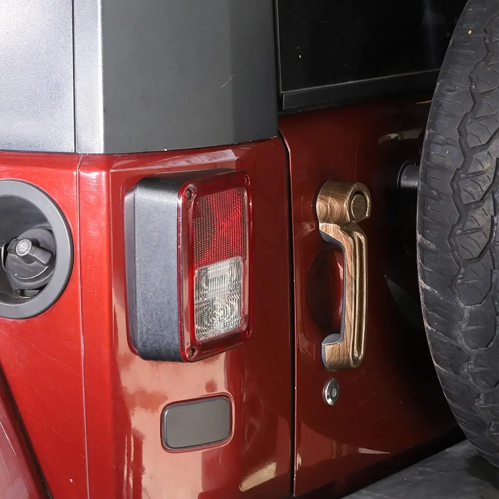 For 2007-2018 Jeep Wrangler JK 2-Door Door Handle Trim & Handles Bowl Decor Cover - Image 4