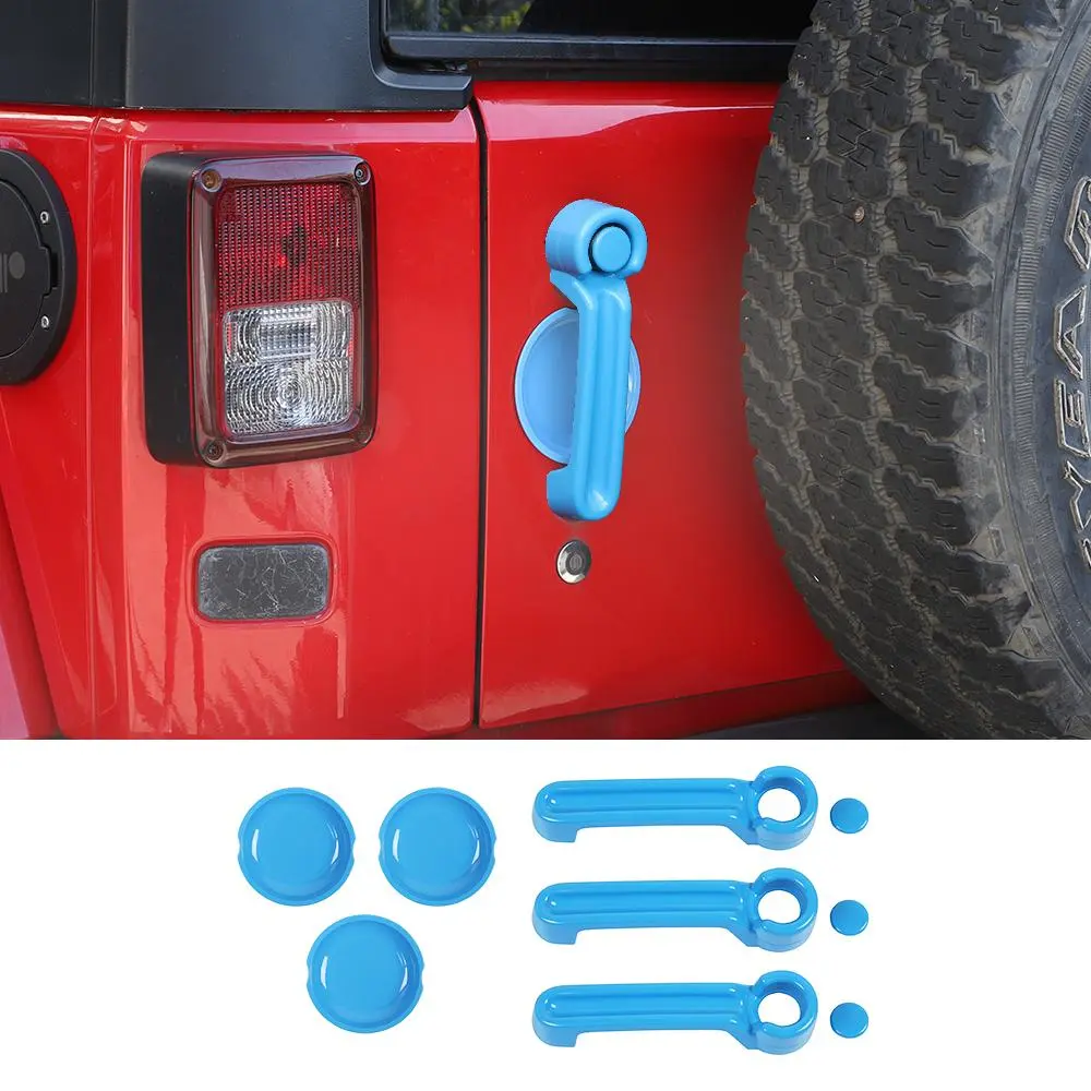 For 2007-2018 Jeep Wrangler JK 2-Door Door Handle Trim & Handles Bowl Decor Cover - Image 8