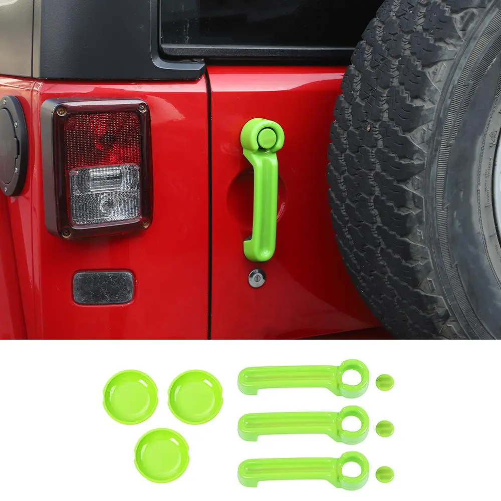 For 2007-2018 Jeep Wrangler JK 2-Door Door Handle Trim & Handles Bowl Decor Cover - Image 9
