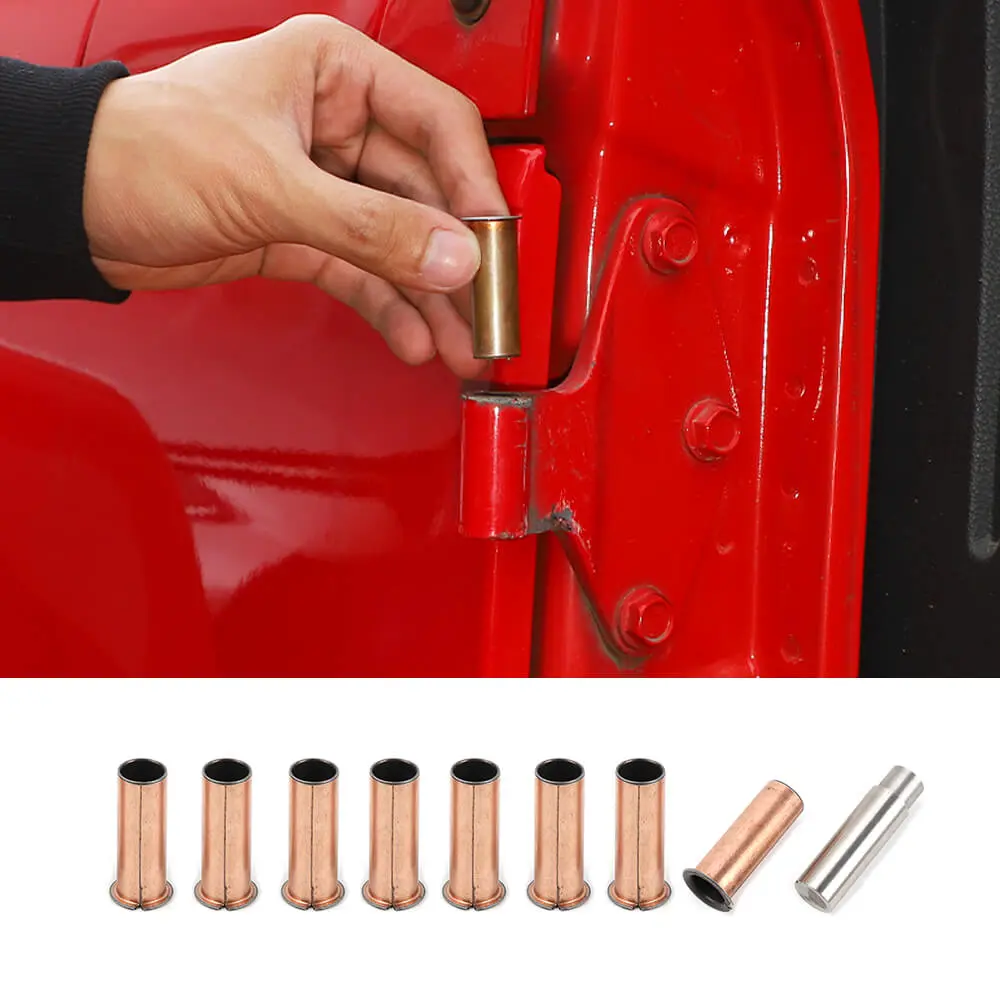 For 2007+ Jeep Wrangler JK JKU JL JLU & Gladiator JT 2/4Door Door Hinge Bushing Liners Replacement