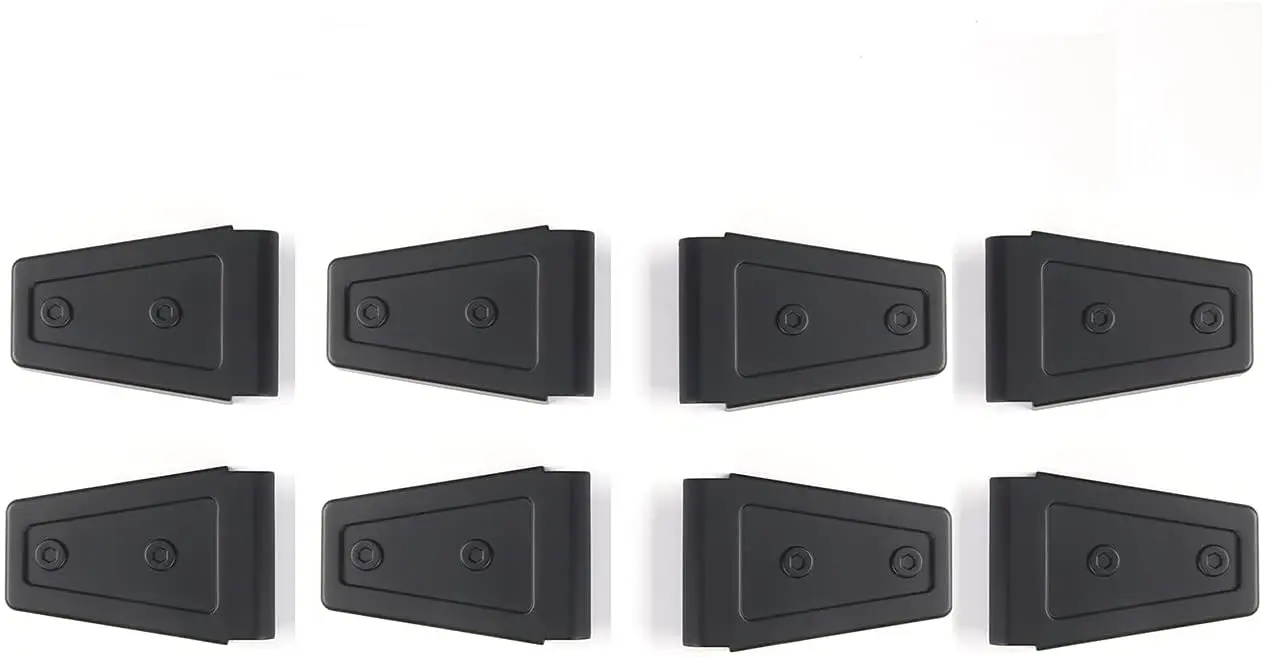 For 2007-2018 Jeep Wrangler JK JKU Door Hinge Covers Trim ABS Black - Image 6