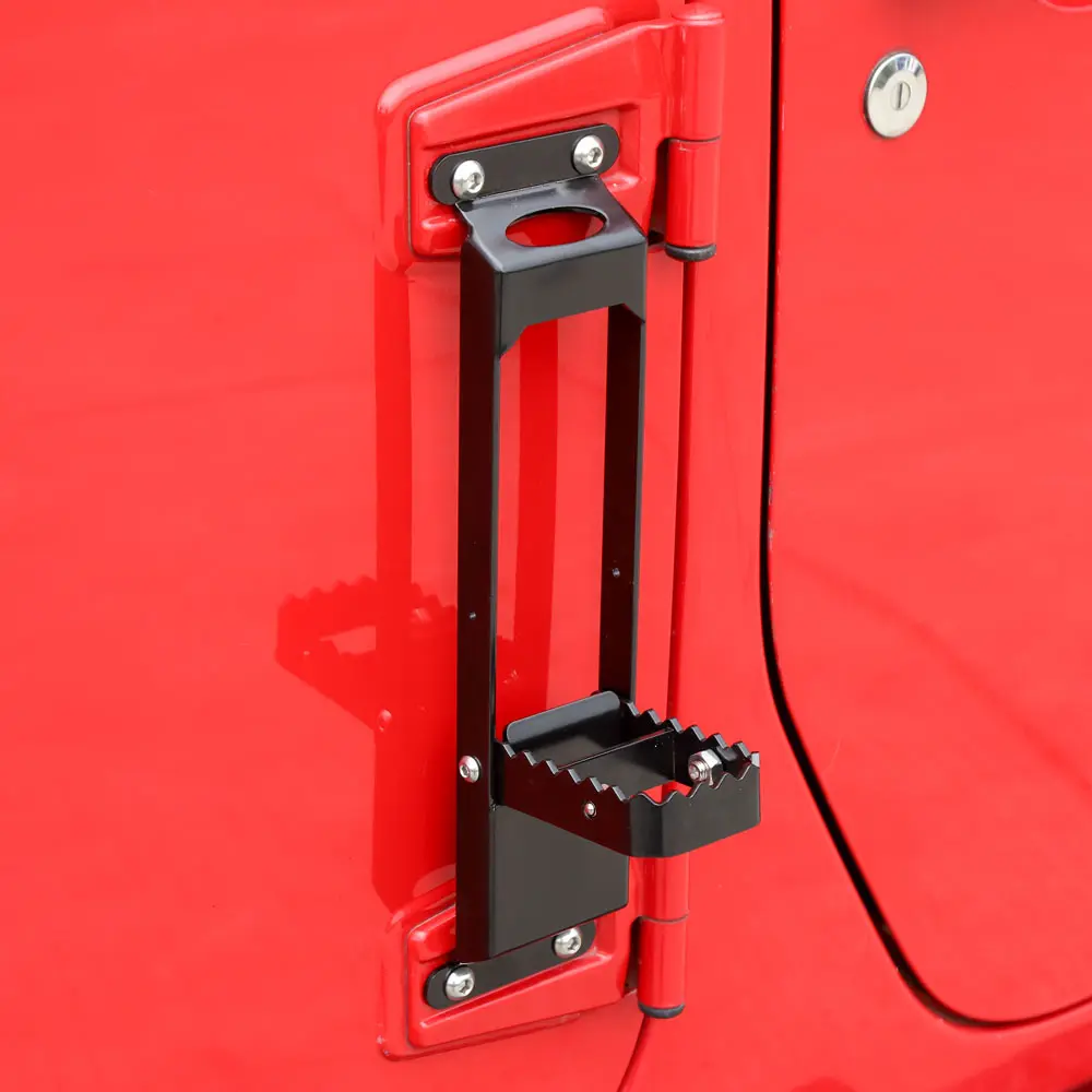 For Jeep Wrangler JK JKU Wrangler JL JLU & Gladiators JT Door Hinge Step Foot Peg Pedal Foldable - Image 5