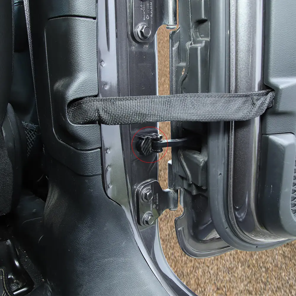 For 2018+ Jeep Wrangler JL JLU & Gladiator JT Door Limited Stopper Protective Cover Trim - Image 4