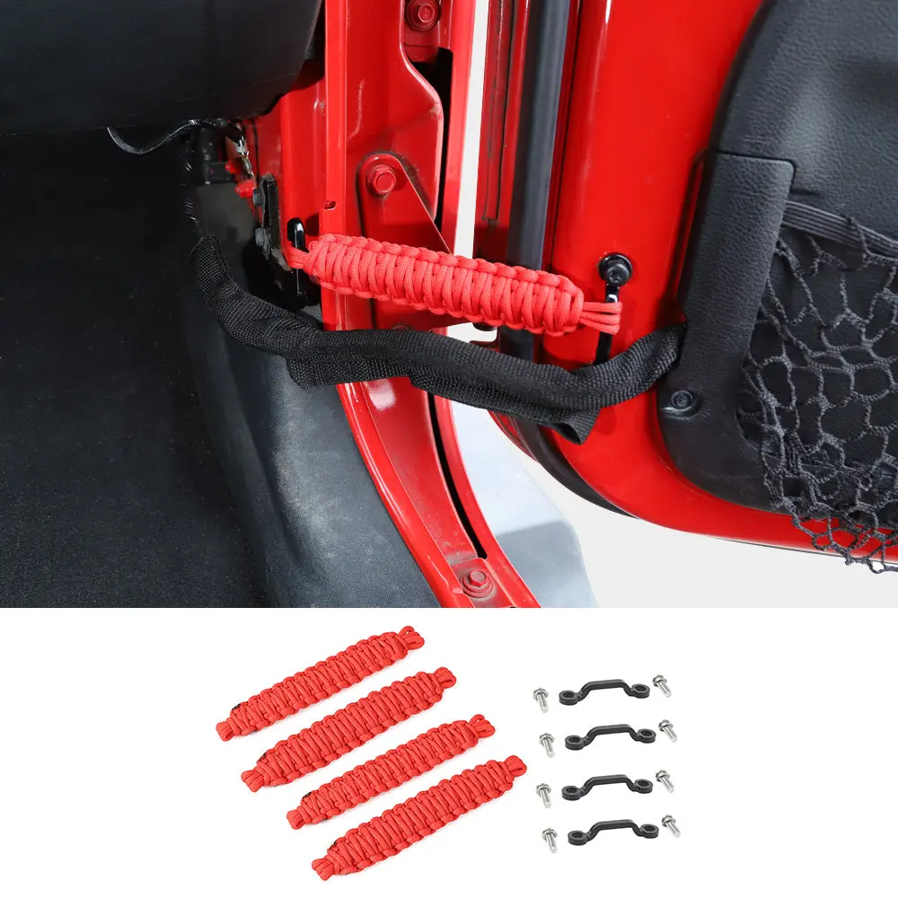 For 2007-2018 Jeep Wrangler JK JKU Door Limiting Strap & Stopper Straps - Image 10