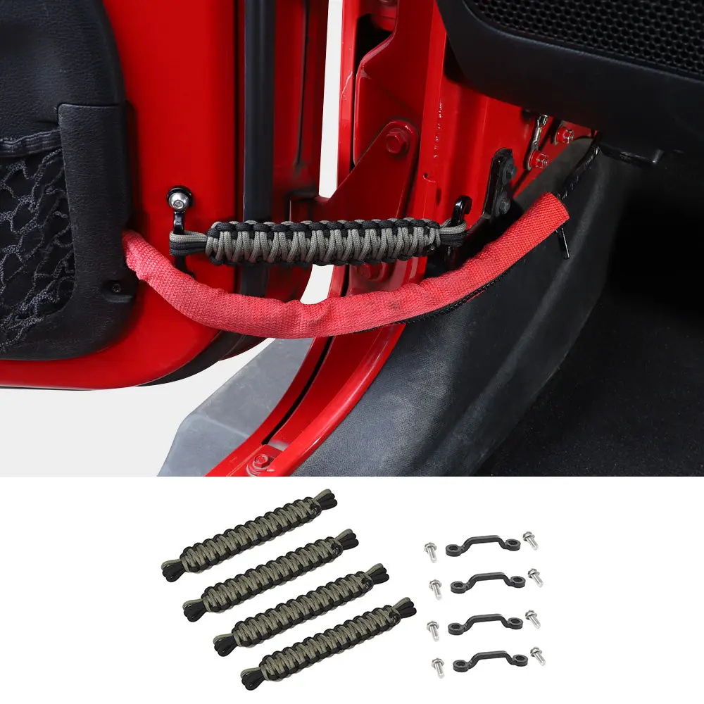 For 2007-2018 Jeep Wrangler JK JKU Door Limiting Strap & Stopper Straps - Image 14