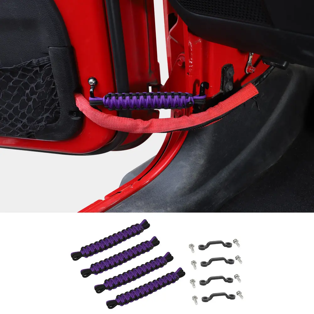 For 2007-2018 Jeep Wrangler JK JKU Door Limiting Strap & Stopper Straps - Image 15