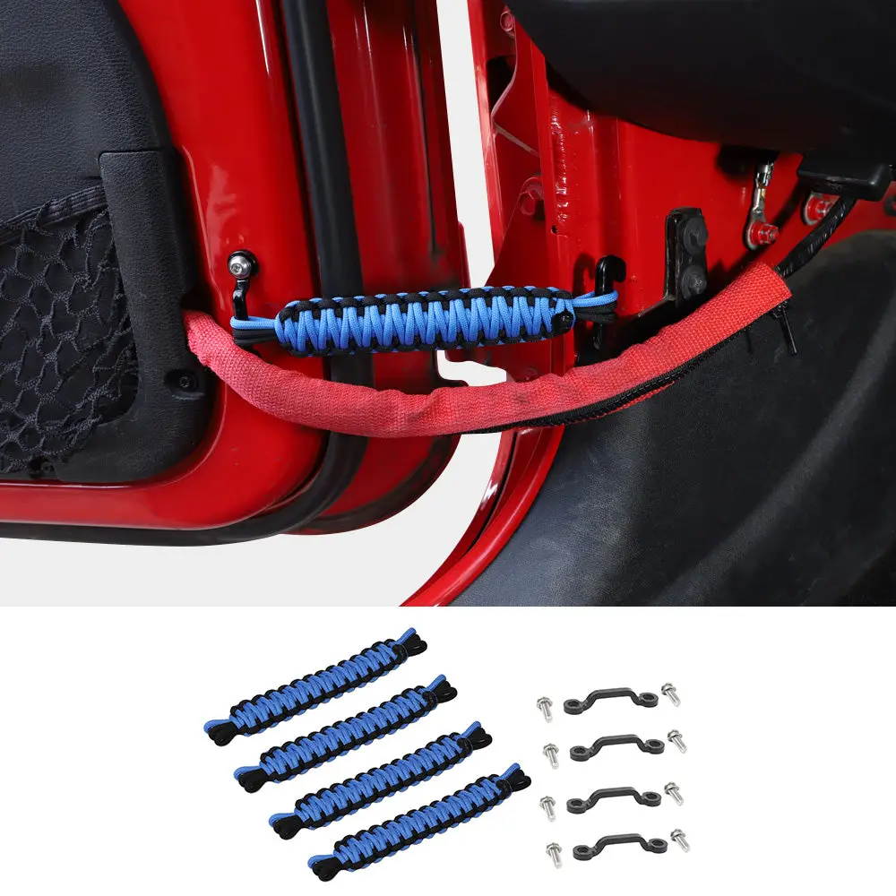 For 2007-2018 Jeep Wrangler JK JKU Door Limiting Strap & Stopper Straps - Image 16