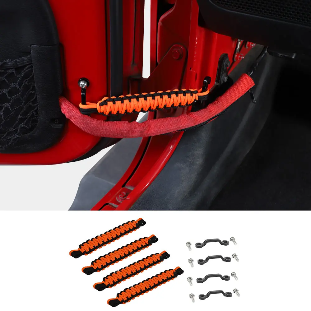 For 2007-2018 Jeep Wrangler JK JKU Door Limiting Strap & Stopper Straps - Image 19