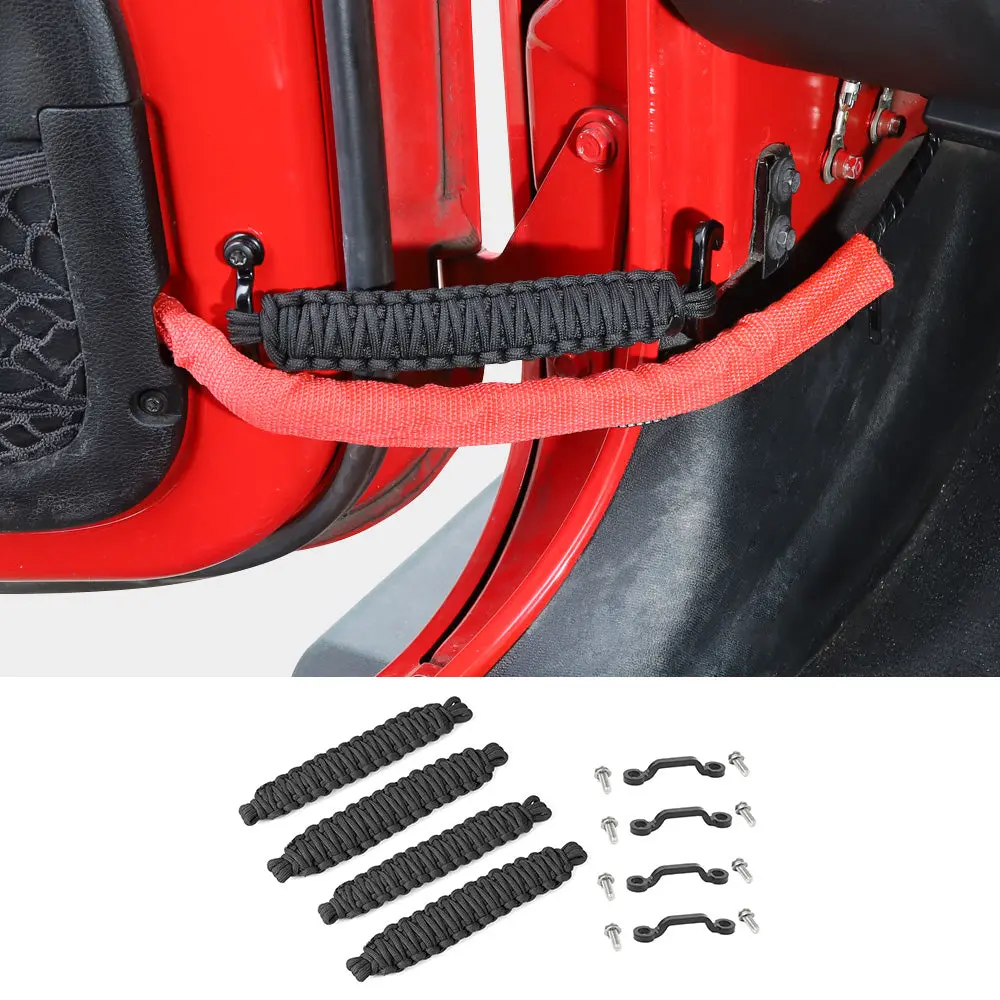 For 2007-2018 Jeep Wrangler JK JKU Door Limiting Strap & Stopper Straps - Image 23