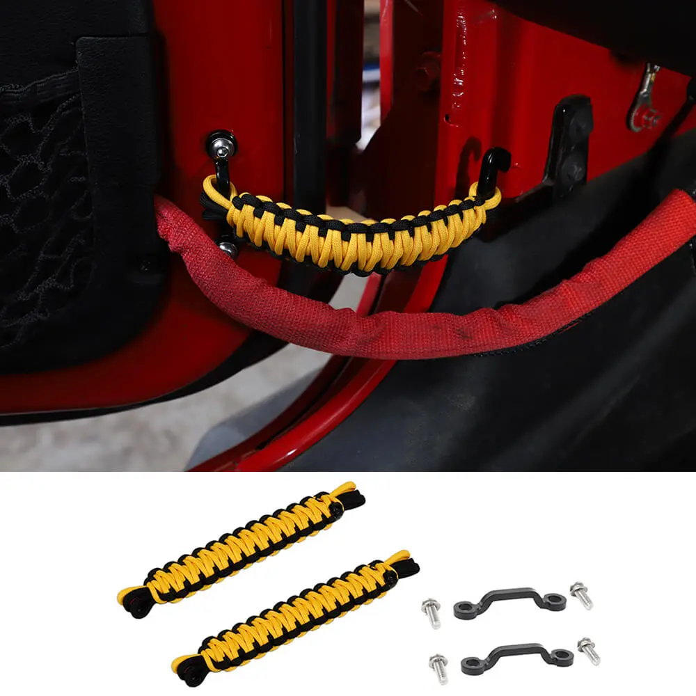 For Jeep Wrangler YJ TJ JK JKU JL JLU & Gladiator JT 4 x Door Limiting Strap & Stopper Straps - Image 22