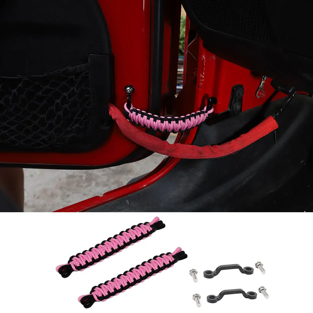 For Jeep Wrangler YJ TJ JK JKU JL JLU & Gladiator JT 4 x Door Limiting Strap & Stopper Straps - Image 24
