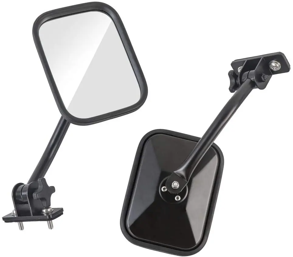 For Jeep Wrangler TJ JK JKU Door Off Mirrors Rear View Quick Release Mirrors - Image 3