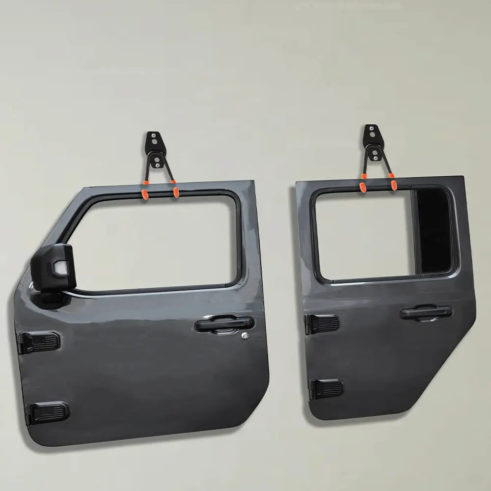 For Jeep Wrangler Universal Door Storage Hanger Removable Wall-Mounted Rack Bracket Hanging - Image 2