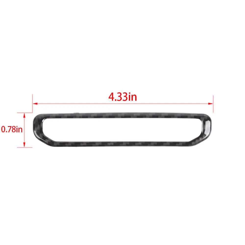 For 2021+ Jeep Wrangler JL 4Xe Electric Mode Button Switch Cover Trim Bezel - Image 7