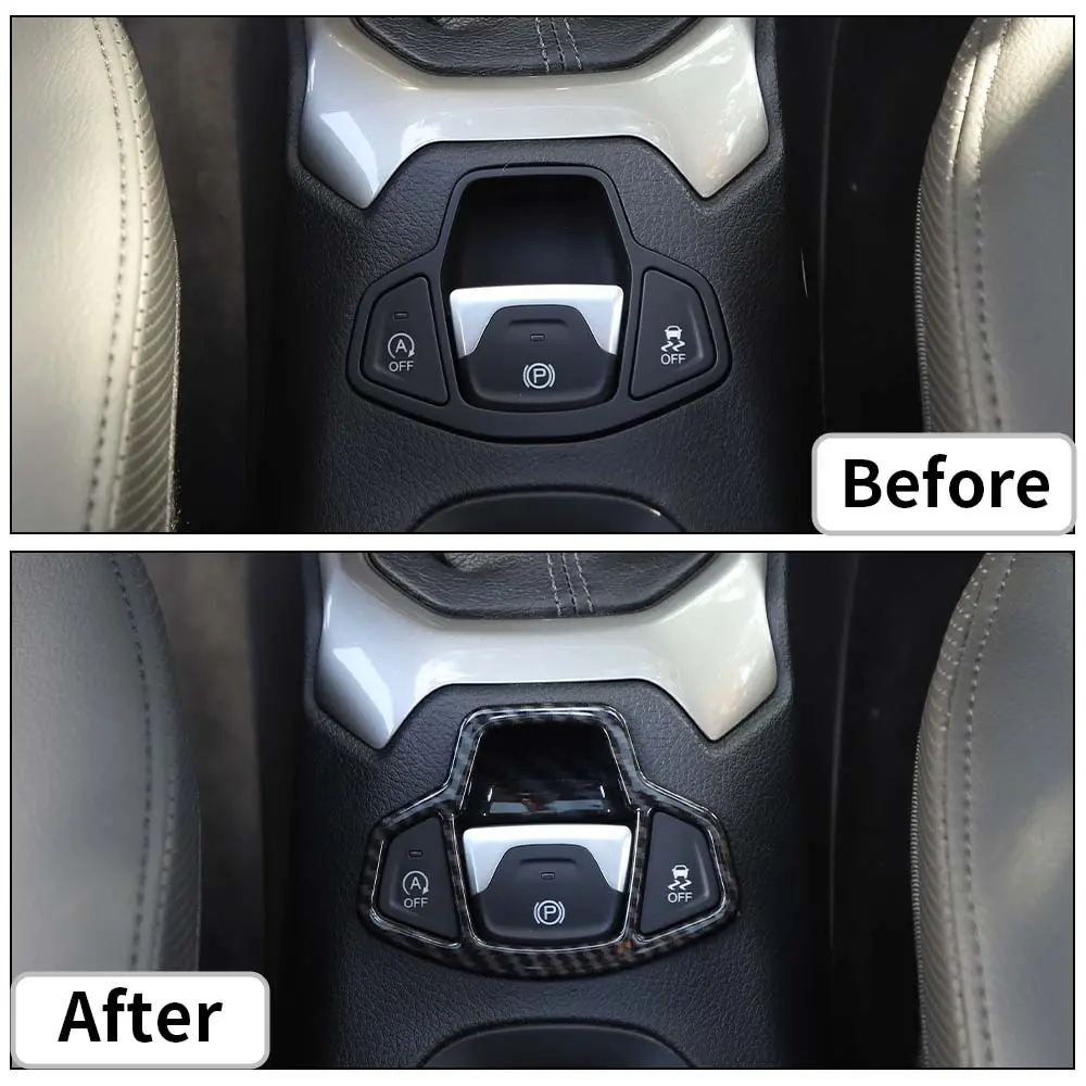 For 2015+ Jeep Renegade Electronic Handbrake Frame Cover Trim - Image 2