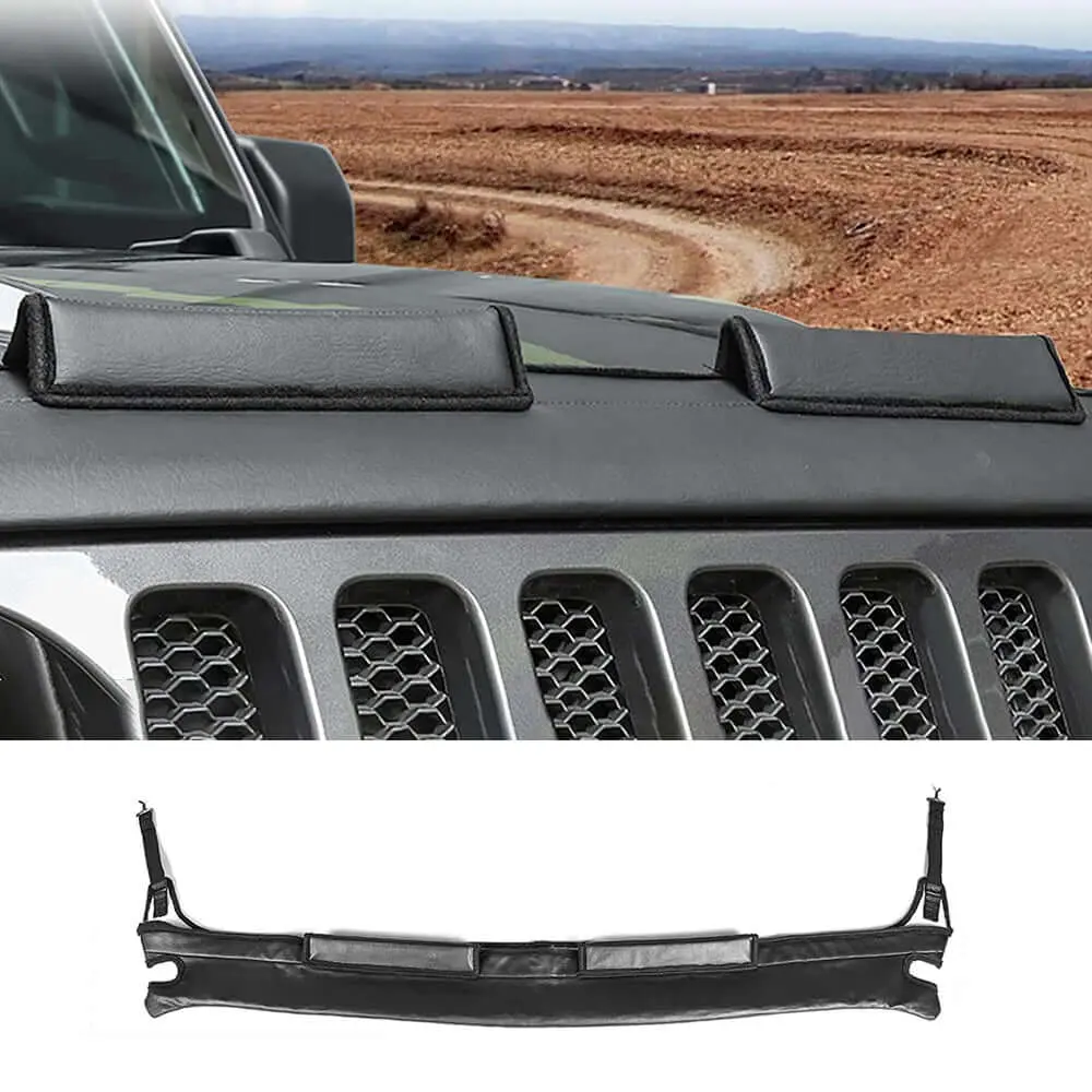 For 2018+ Jeep Wrangler JL JLU & Gladiator JT Hood Bra Cover Protector