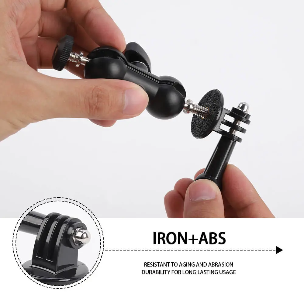 For Jeep Wrangler JK JL & Gladiator JT Engine Hood Corner Action Camera Bracket Stand - Image 6