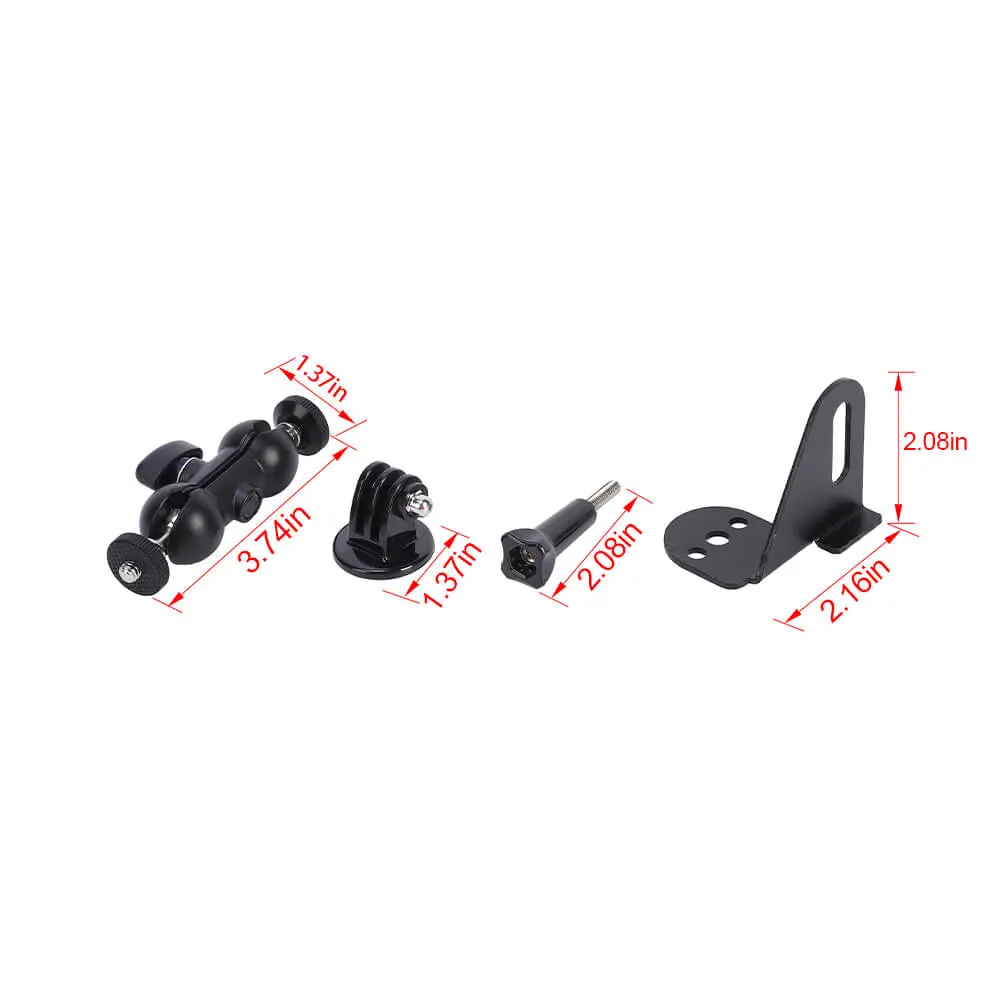 For Jeep Wrangler JK JL & Gladiator JT Engine Hood Corner Action Camera Bracket Stand - Image 7