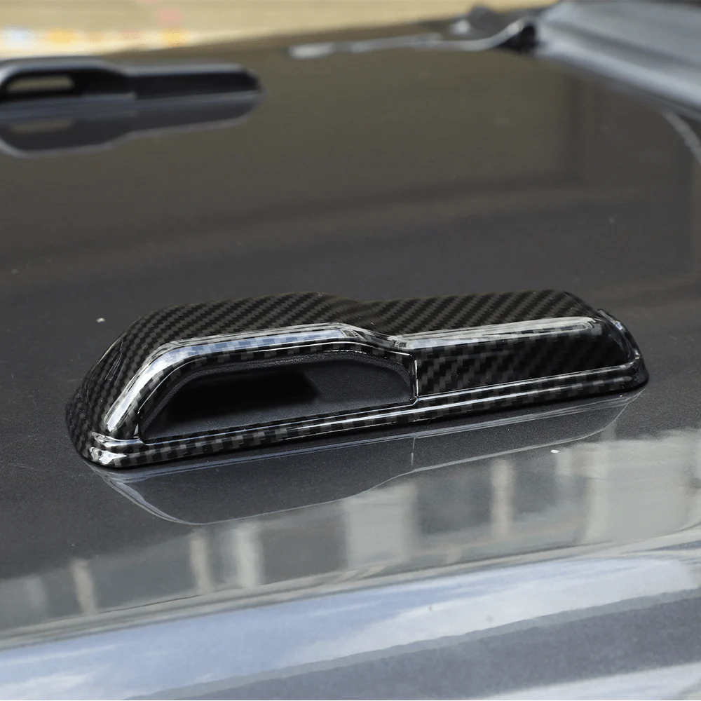 For 2018+ Jeep Wrangler JL & Gladiator JT 2 PCS Engine Hood Bumper Cover Decoration Trim Style-B - Image 7