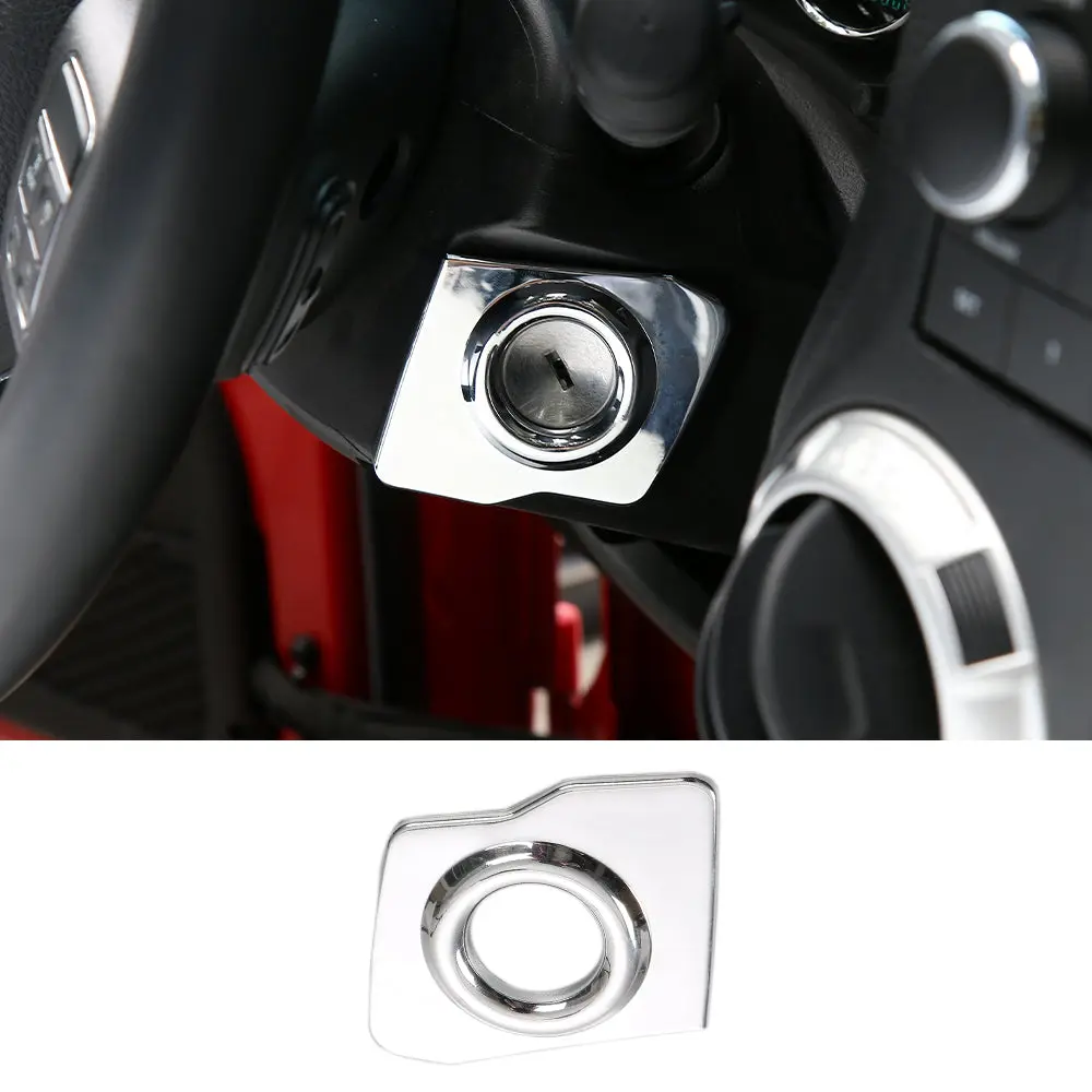 For Jeep Wrangler JK 2007-18/ Compass 07-16/ Patriot 11-16 Engine Start Stop Ignition Keyhole Trim Cover - Image 11