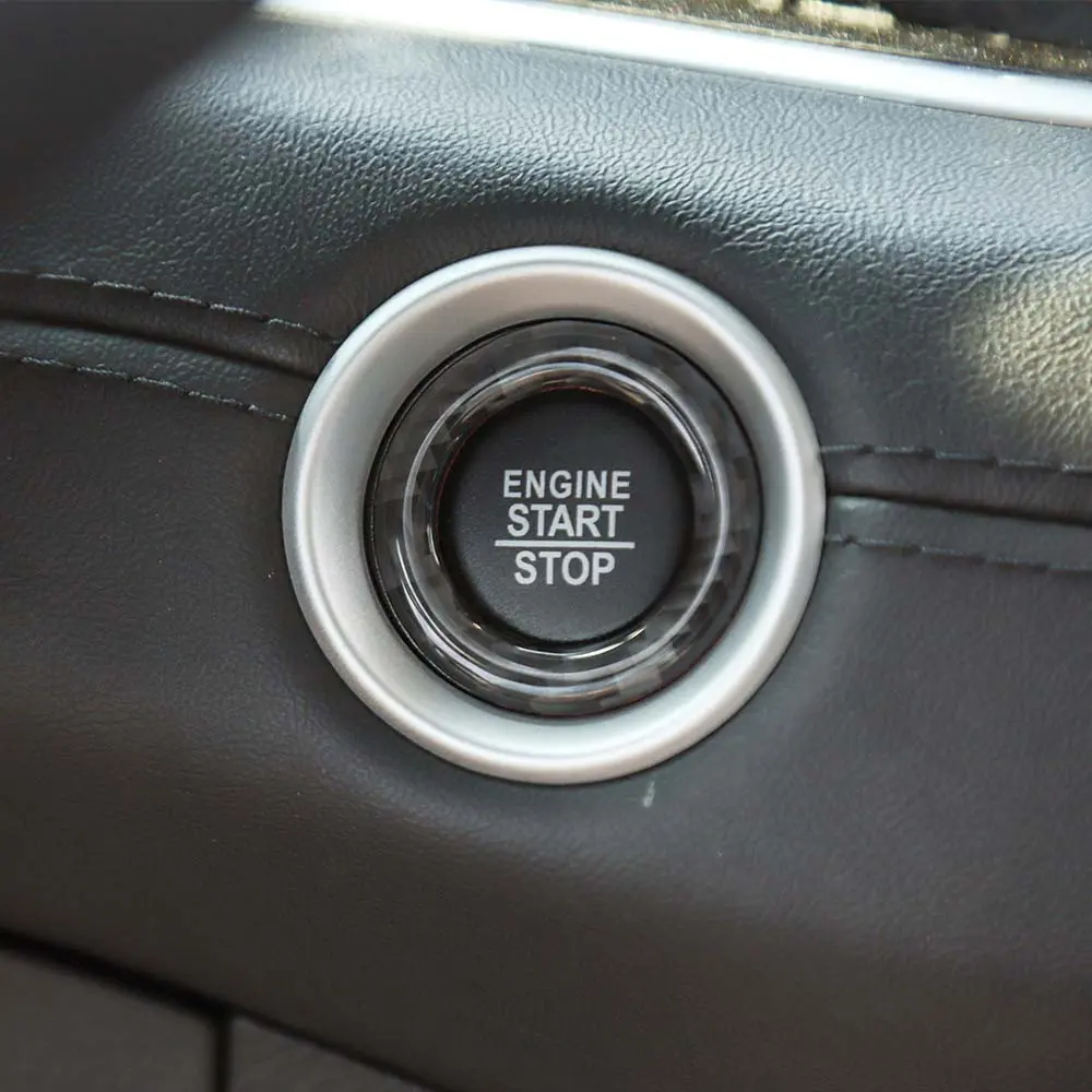 For Jeep 2014- 2021 Grand Cherokee/ 2014+ Cherokee Engine Start Stop Switch Trim Ring - Image 6
