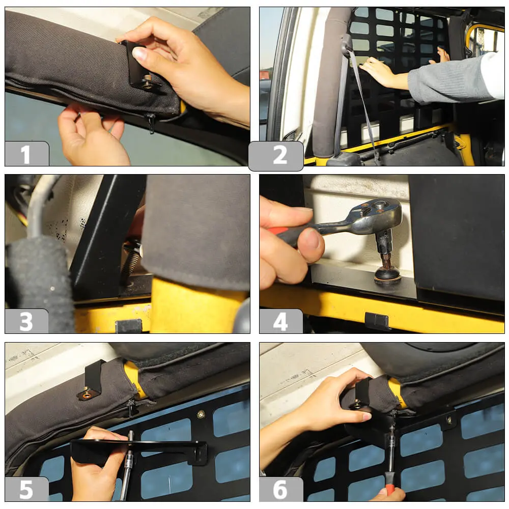 For 1997-2006 Jeep Wrangler TJ Extension Frame On Both Sides Of The Tail Box Fit - Image 5