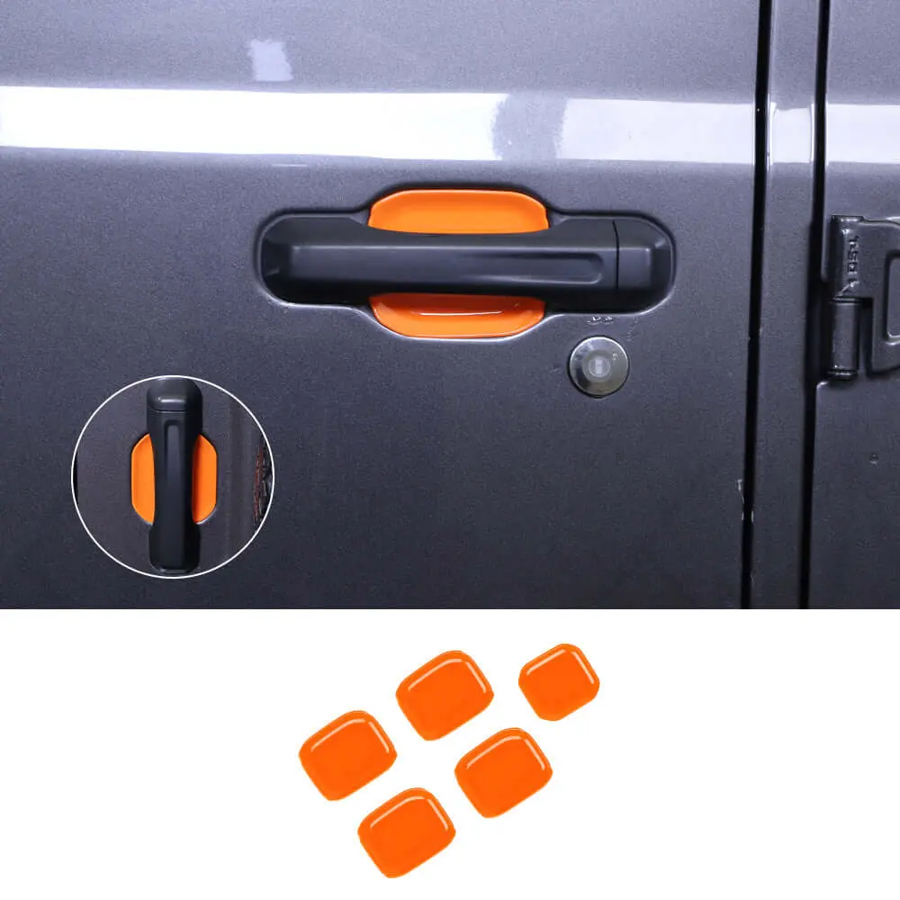 For 2018+ Jeep Wrangler JL JLU Door Handle Bowl Trims 5PCS - Image 15