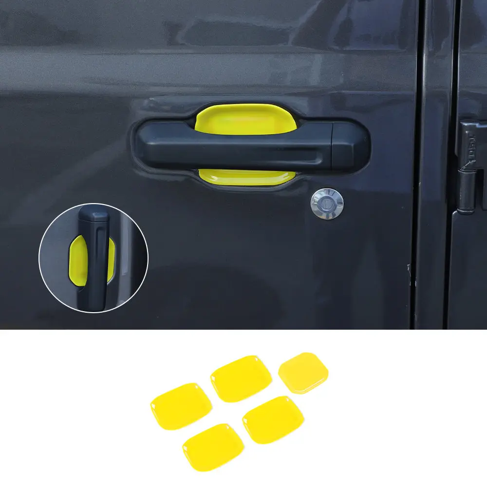 For 2018+ Jeep Wrangler JL JLU Door Handle Bowl Trims 5PCS - Image 21