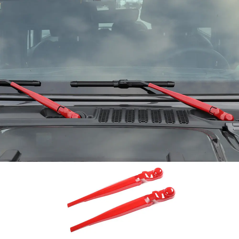 For 2018+ Jeep Wrangler JL JLU Exterior Cover Trim Full Set Available Separately Red - Image 13
