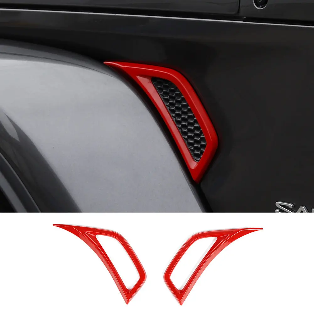 For 2018+ Jeep Wrangler JL JLU Exterior Cover Trim Full Set Available Separately Red - Image 16