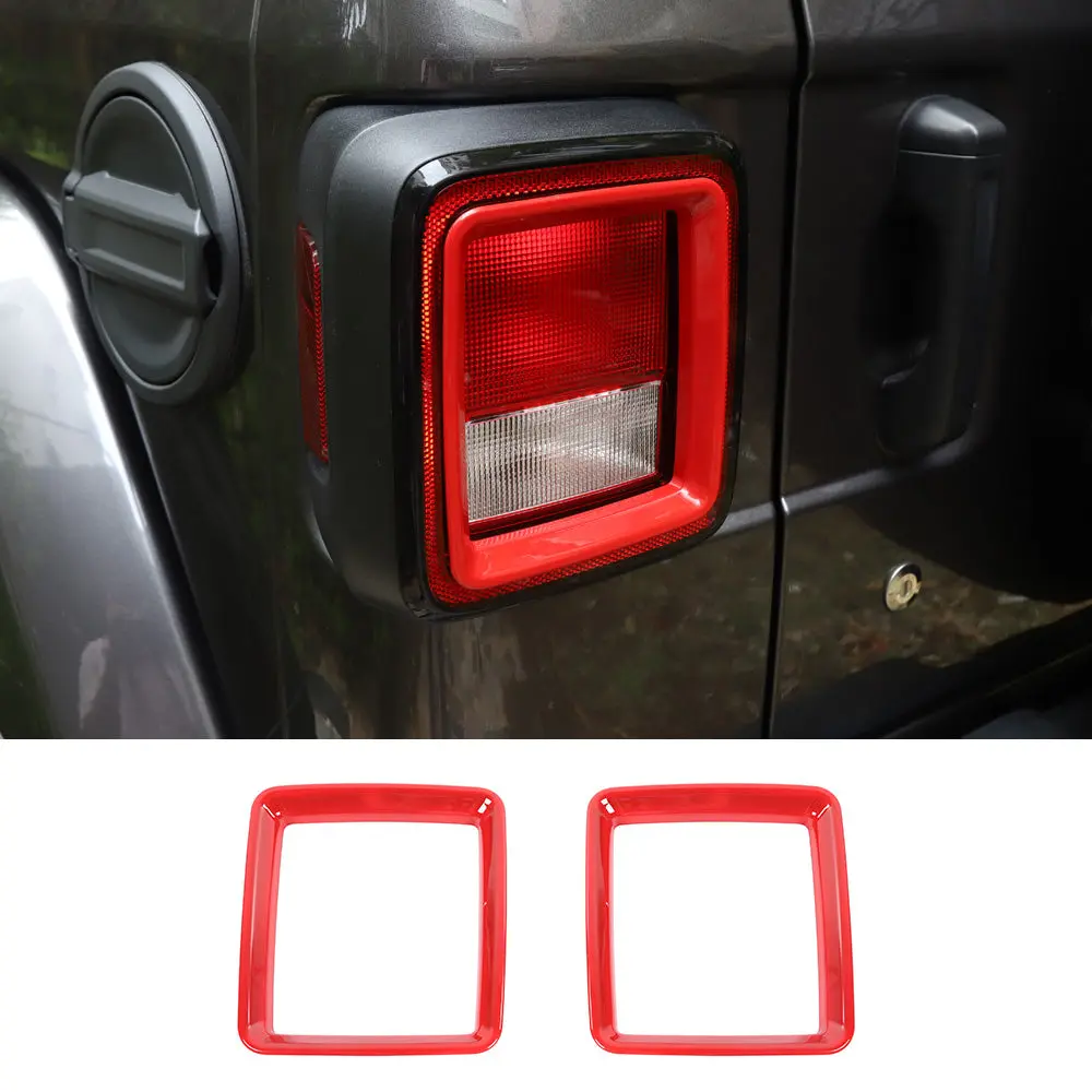 For 2018+ Jeep Wrangler JL JLU Exterior Cover Trim Full Set Available Separately Red - Image 21