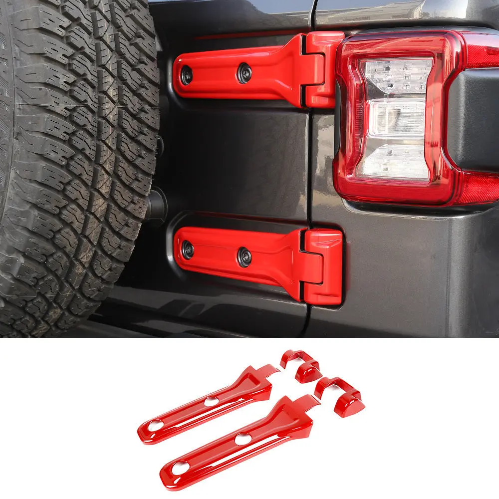 For 2018+ Jeep Wrangler JL JLU Exterior Cover Trim Full Set Available Separately Red - Image 22