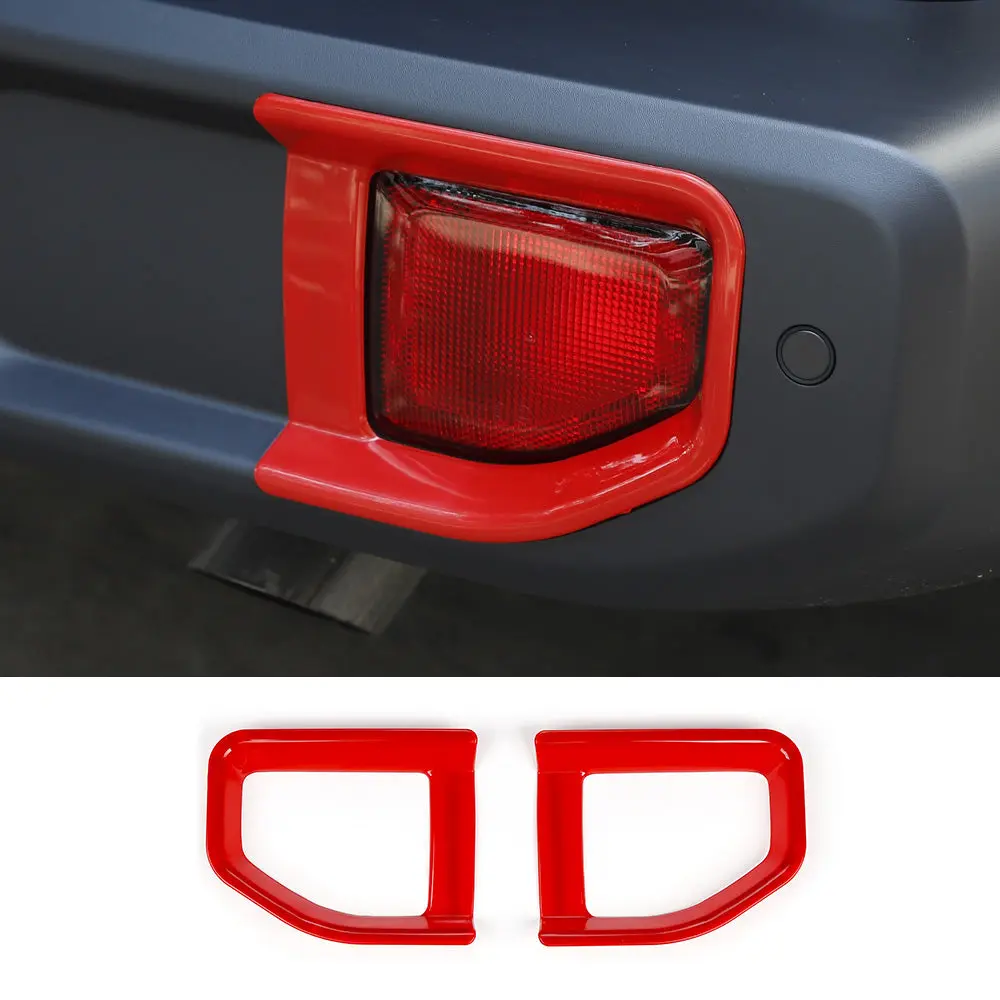 For 2018+ Jeep Wrangler JL JLU Exterior Cover Trim Full Set Available Separately Red - Image 23
