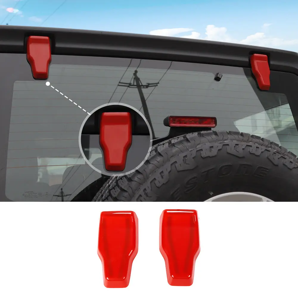For 2018+ Jeep Wrangler JL JLU Exterior Cover Trim Full Set Available Separately Red - Image 26