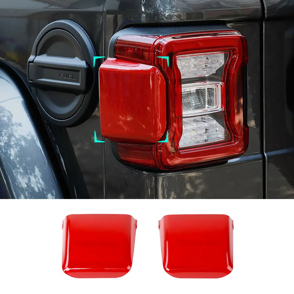 For 2018+ Jeep Wrangler JL JLU Exterior Cover Trim Full Set Available Separately Red - Image 28