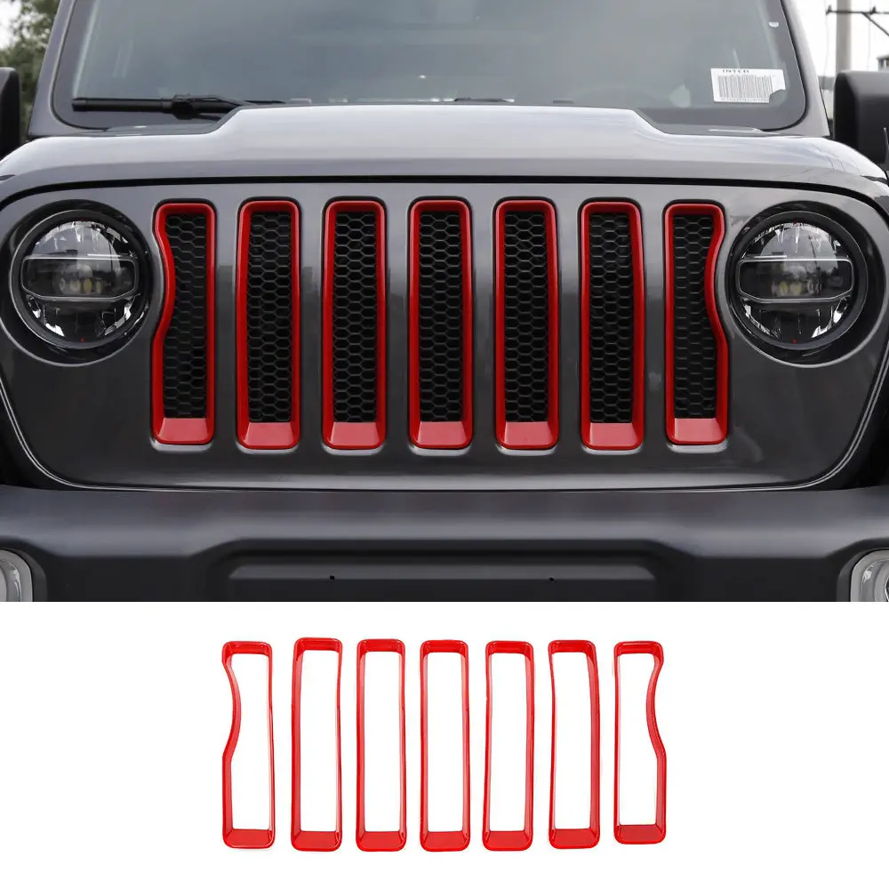 For 2018+ Jeep Wrangler JL JLU Exterior Cover Trim Full Set Available Separately Red - Image 3