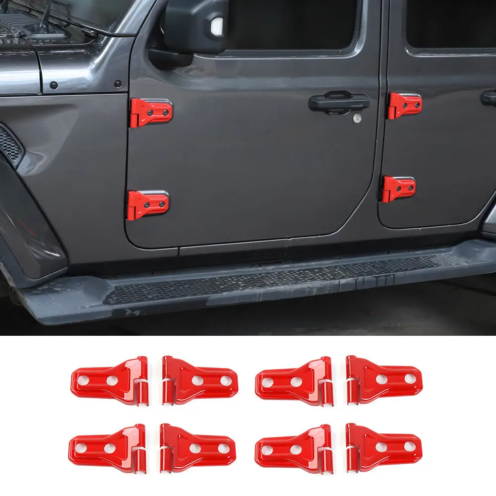 For 2018+ Jeep Wrangler JL JLU Exterior Cover Trim Full Set Available Separately Red - Image 4