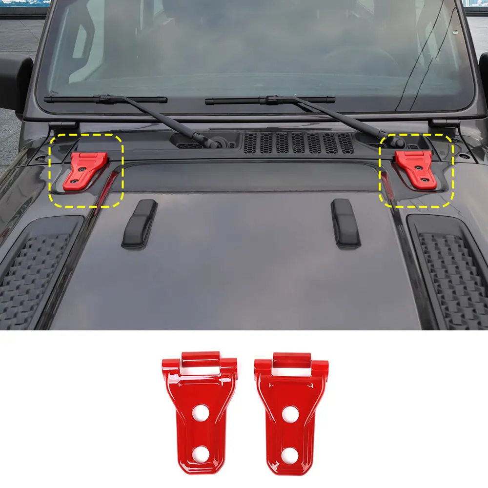 For 2018+ Jeep Wrangler JL JLU Exterior Cover Trim Full Set Available Separately Red - Image 5