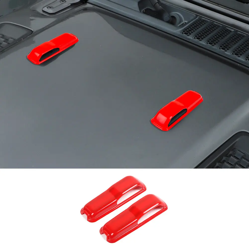 For 2018+ Jeep Wrangler JL JLU Exterior Cover Trim Full Set Available Separately Red - Image 7