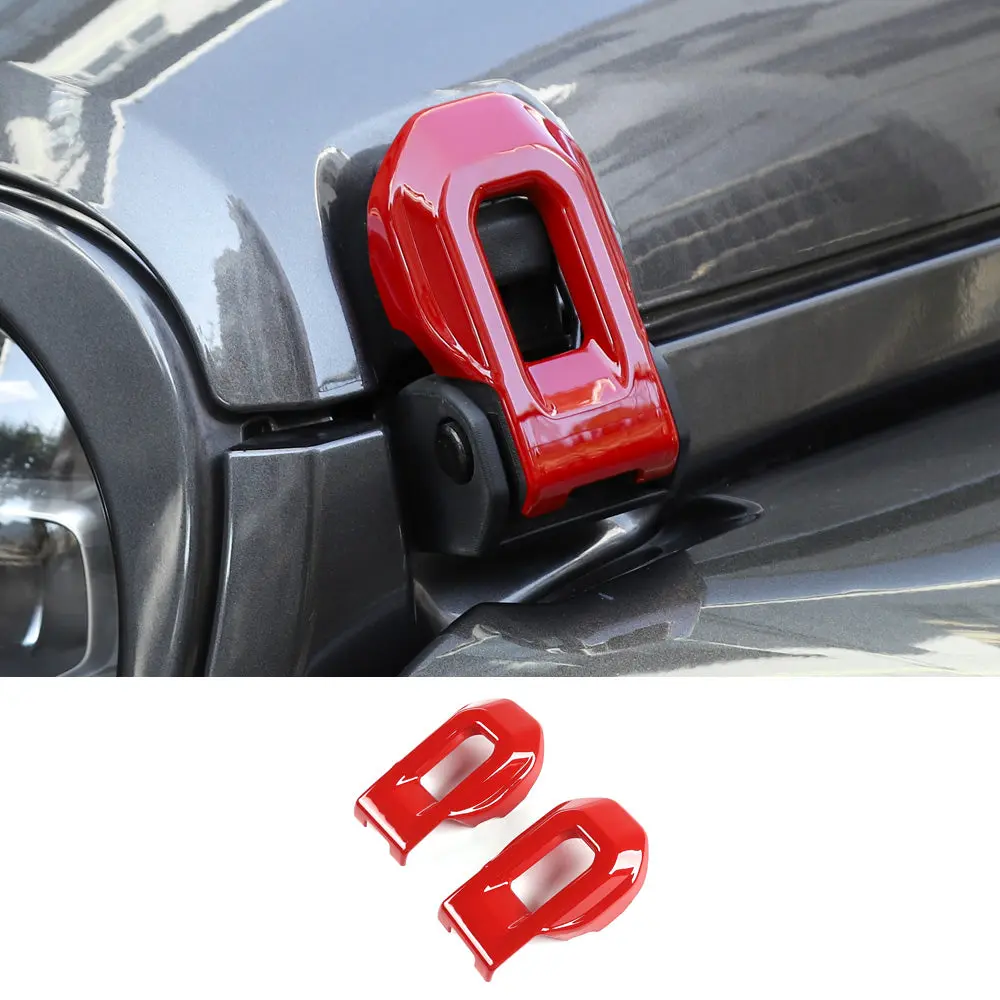 For 2018+ Jeep Wrangler JL JLU Exterior Cover Trim Full Set Available Separately Red - Image 8