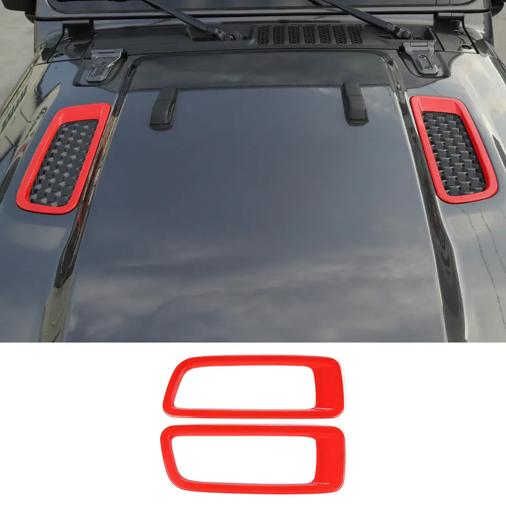 For 2018+ Jeep Wrangler JL JLU Exterior Cover Trim Full Set Available Separately Red - Image 9
