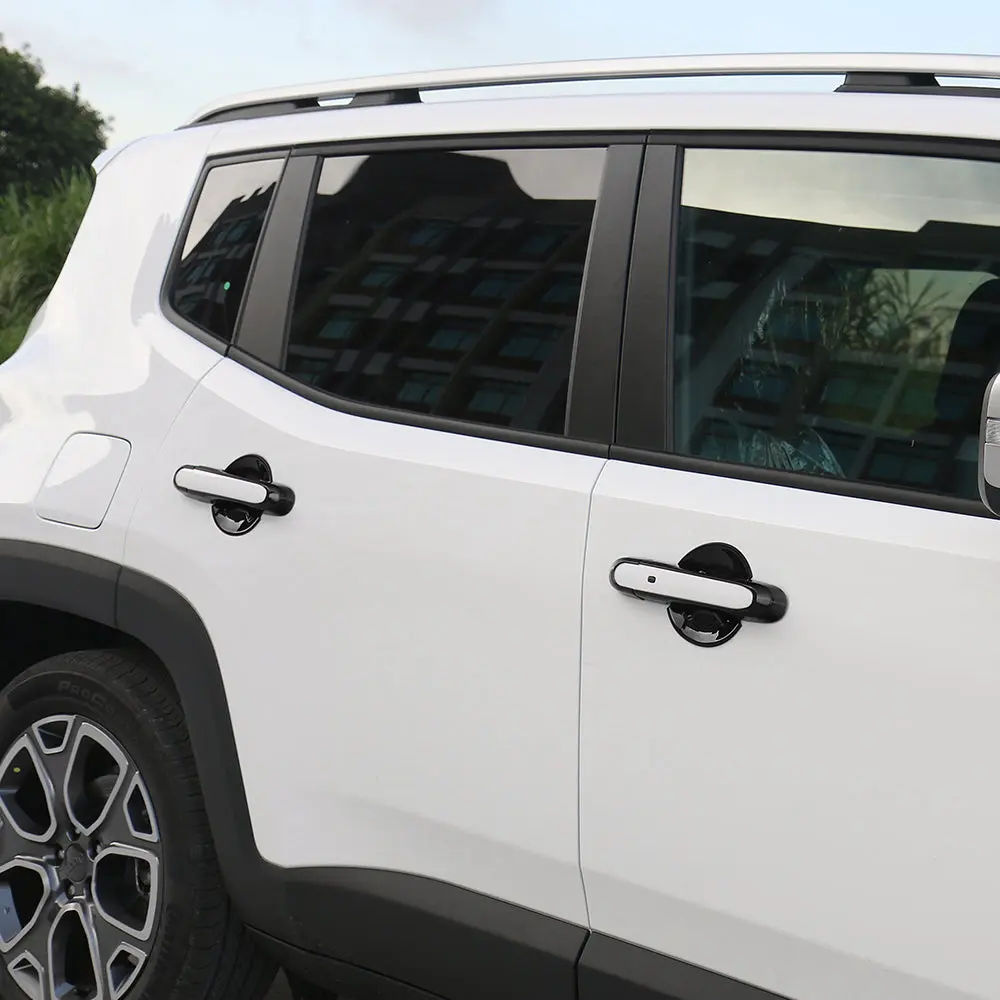 For 2015+ Jeep Renegade Door Handle Bowl Cover Trim Bezel - Image 3