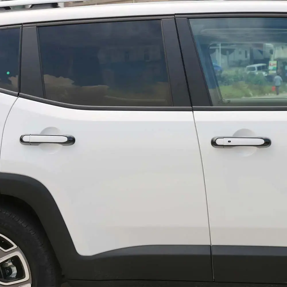 For 2015+ Jeep Renegade 4pcs/Set Exterior Door Handle Cover Inserts Handles Trim - Image 5