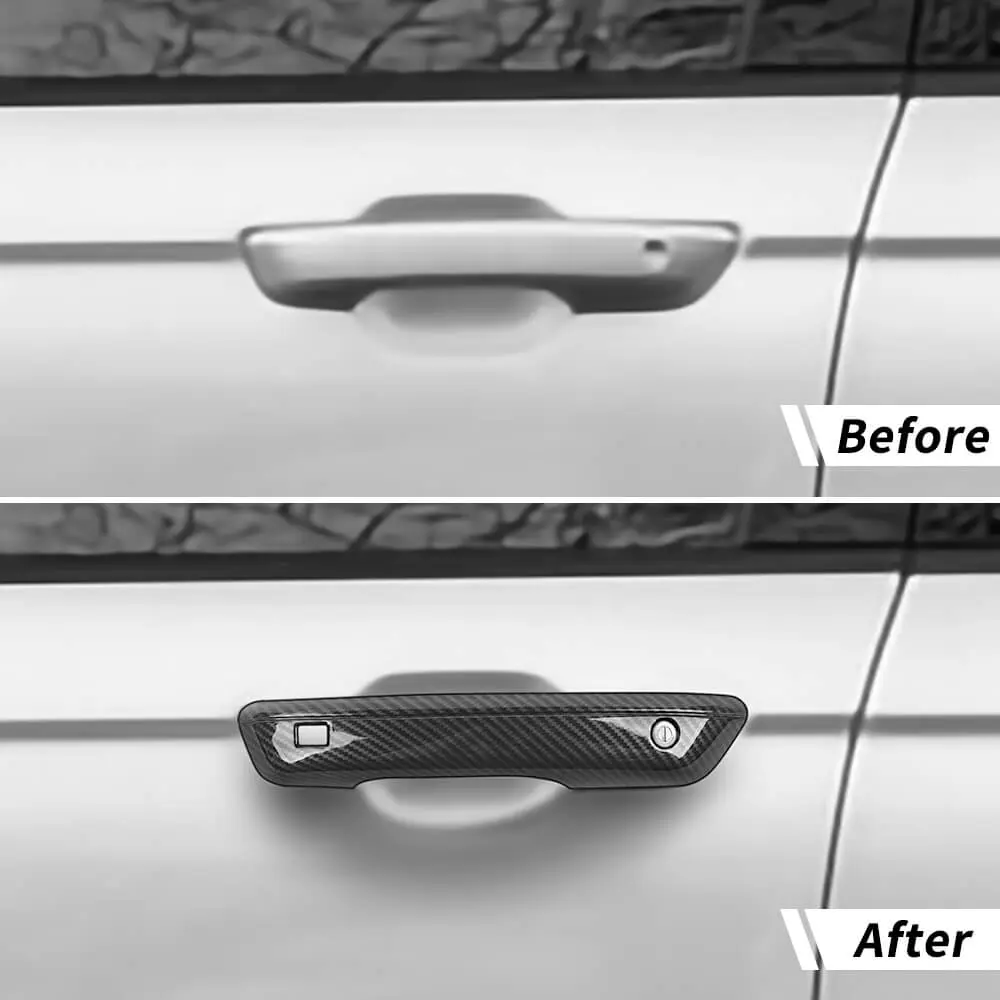 For 2022+ Jeep Grand Cherokee L Exterior Door Handle Cover Trim Kit - Image 2
