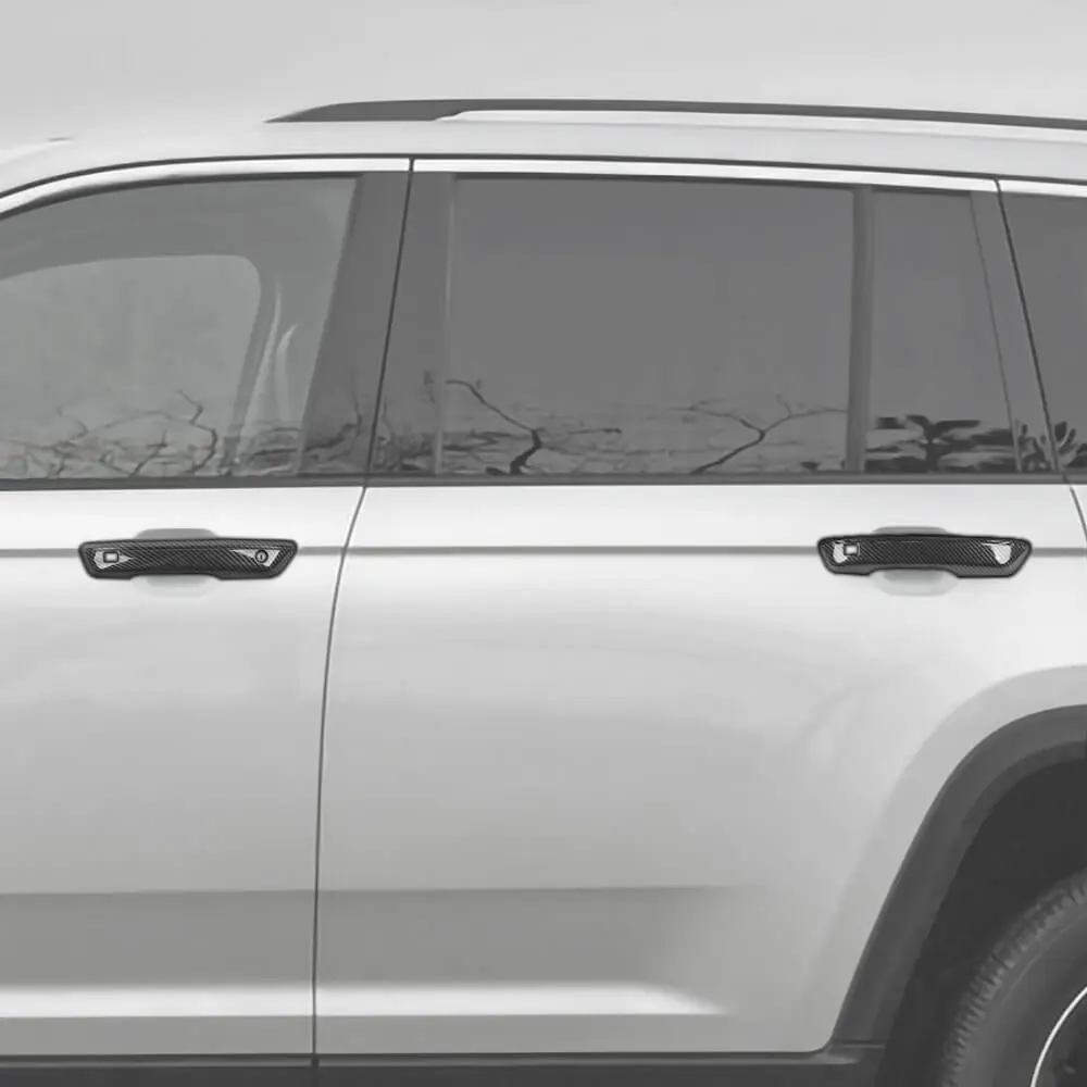 For 2022+ Jeep Grand Cherokee L Exterior Door Handle Cover Trim Kit - Image 6