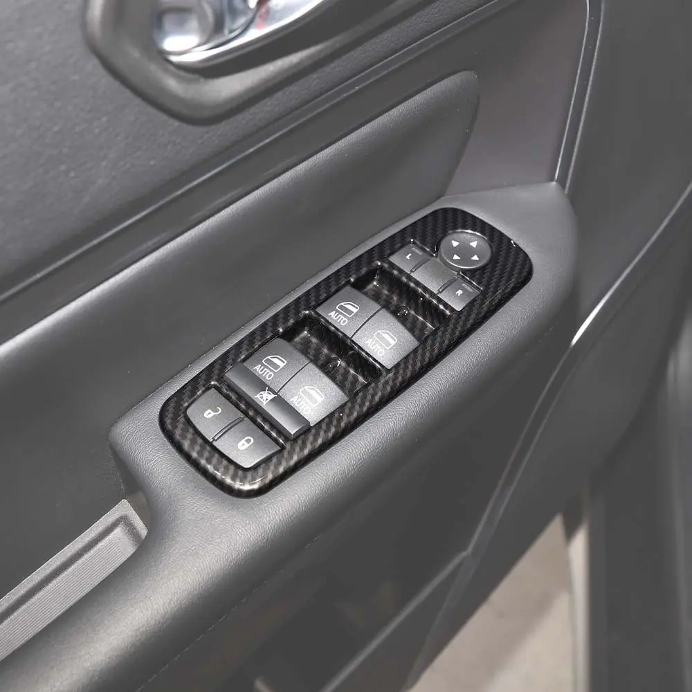 For Jeep Grand Cherokee 2011-2021 WK2 &Cherokee 2014+ Window Lift Switch Button Cover Trim - Image 3
