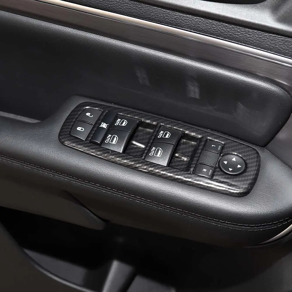 For Jeep Grand Cherokee 2011-2021 WK2 &Cherokee 2014+ Window Lift Switch Button Cover Trim - Image 4
